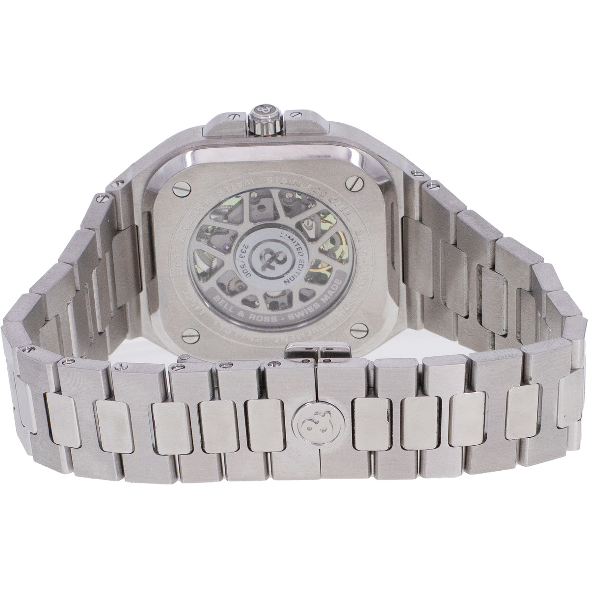 Montre d'occasion BELL & ROSS BR-05 SKELETON homme automatique bracelet acier - vue 3