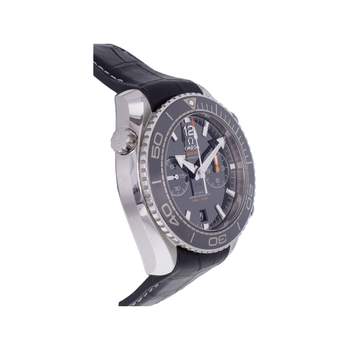 Montre d'occasion OMEGA Seamaster Planet Ocean 600m homme mouvement automatique certifié (cosc) bracelet cuir d'origine