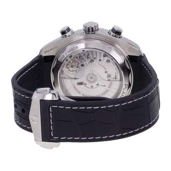 Montre d'occasion OMEGA Seamaster Planet Ocean 600m homme mouvement automatique certifié (cosc) bracelet cuir d'origine
