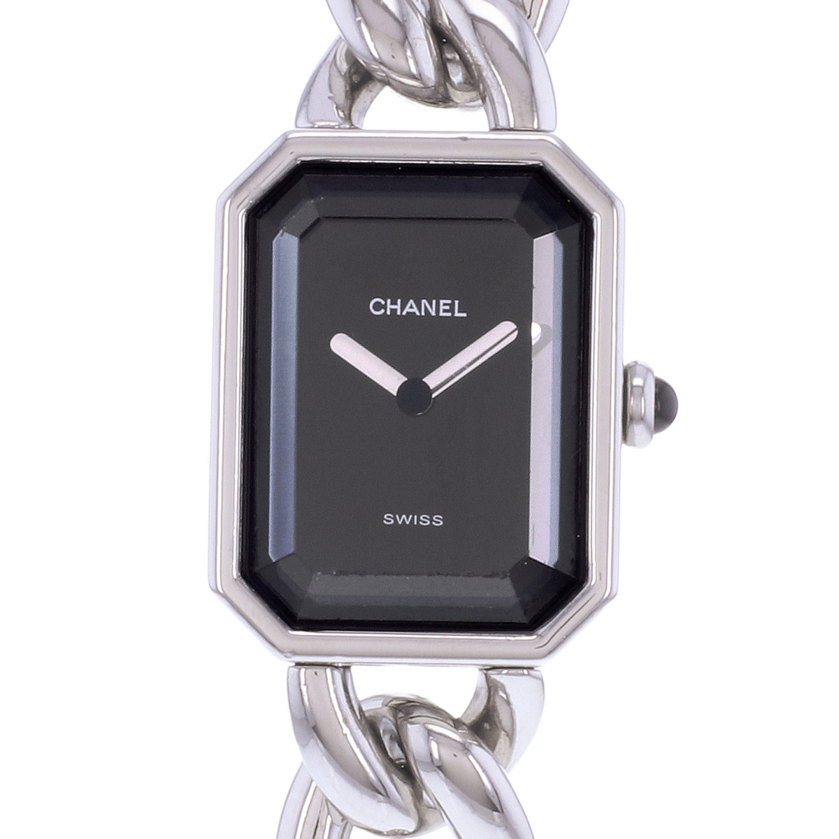 Montre d'occasion CHANEL Première L femme quartz bracelet acier - vue D1