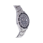Montre d'occasion ROLEX GMT-Master homme mouvement automatique certifié (cosc) bracelet acier - vue 2
