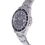 Montre d'occasion ROLEX GMT-Master homme mouvement automatique certifié (cosc) bracelet acier - vue D2