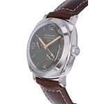 Montre d'occasion PANERAI Radiomir GMT Réserve de Marche homme automatique bracelet cuir d'origine - vue D2