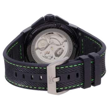 Montre d'occasion IWC Ingenieur Céramique Carbon homme automatique bracelet caoutchouc
