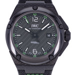 Montre d'occasion IWC Ingenieur Céramique Carbon homme automatique bracelet caoutchouc - vue D1