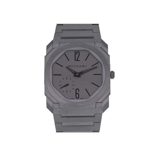 Montre d'occasion BULGARI Octo Finissimo homme automatique bracelet titane