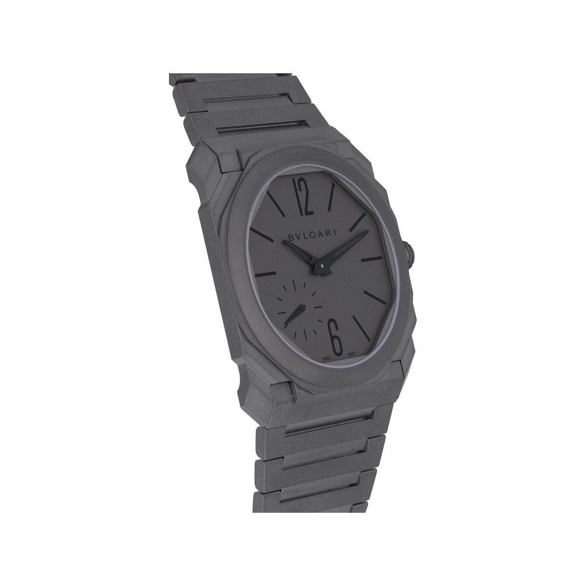 Montre d'occasion BULGARI Octo Finissimo homme automatique bracelet titane - vue 2