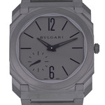 Montre d'occasion BULGARI Octo Finissimo homme automatique bracelet titane - vue D1