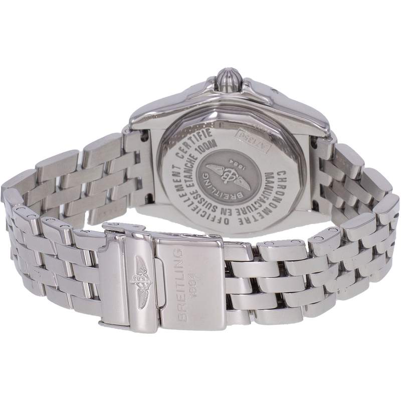 Montre d'occasion BREITLING Cockpit Lady Diamants femme quartz bracelet acier - vue 3