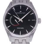 Montre d'occasion HAMILTON Jazzmaster Power reserve homme automatique bracelet acier - vue D1