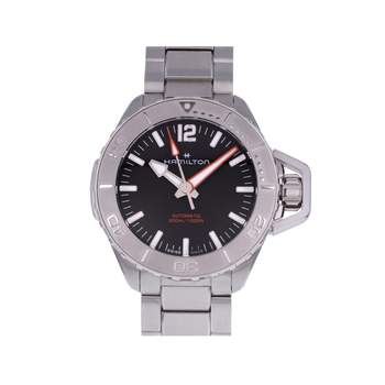 Montre d'occasion HAMILTON Khaki Navy Frogman homme automatique bracelet acier