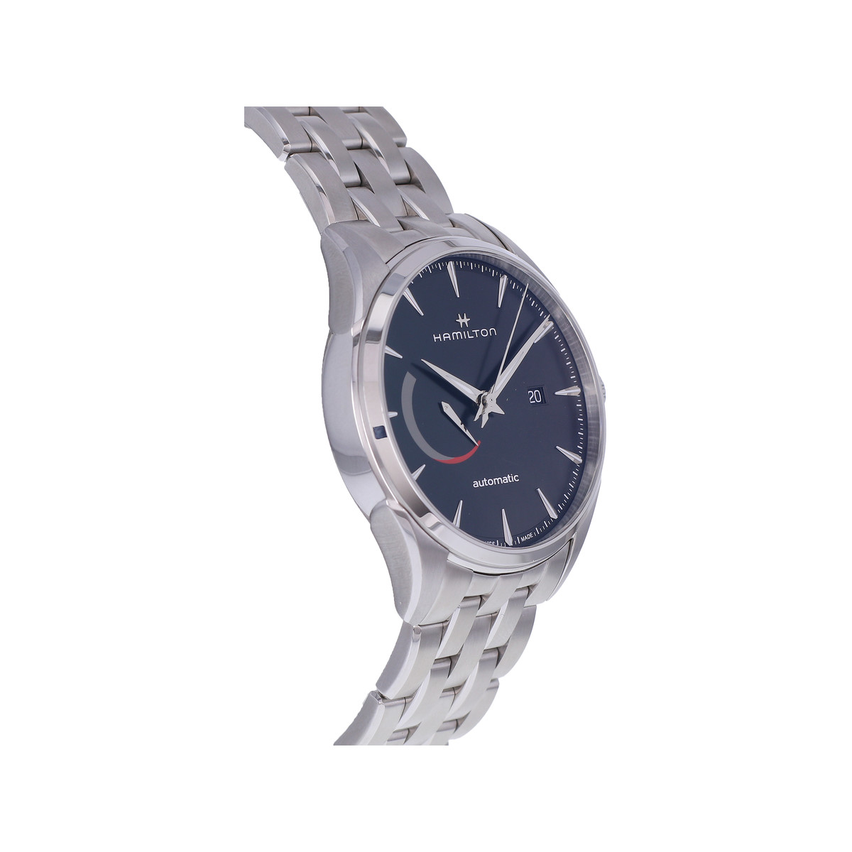 Montre d'occasion HAMILTON Jazzmaster Power reserve homme automatique bracelet acier - vue 2
