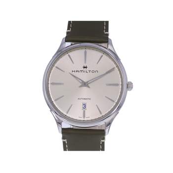 Montre d'occasion HAMILTON Jazzmaster Thin Line homme automatique bracelet cuir d'origine
