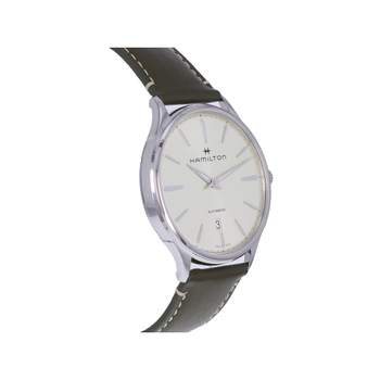 Montre d'occasion HAMILTON Jazzmaster Thin Line homme automatique bracelet cuir d'origine
