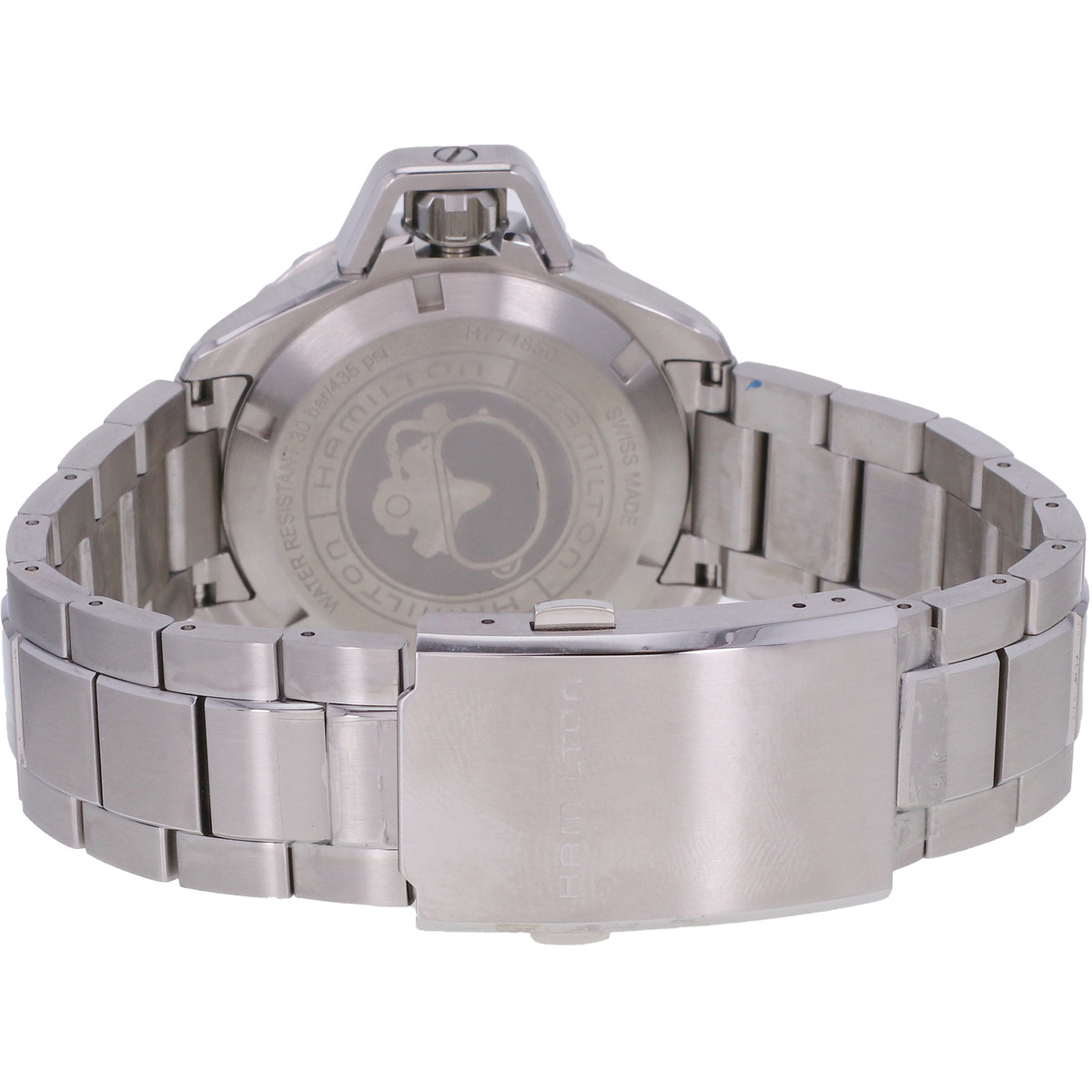 Montre d'occasion HAMILTON Khaki Navy Frogman homme automatique bracelet acier - vue 3