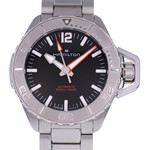 Montre d'occasion HAMILTON Khaki Navy Frogman homme automatique bracelet acier - vue D1