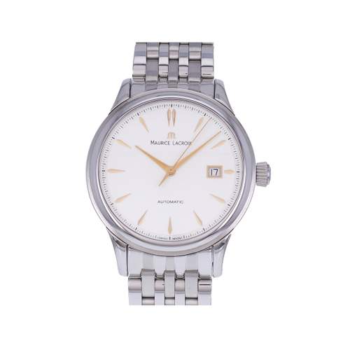 Montre d'occasion MAURICE LACROIX Classique Date homme automatique bracelet acier