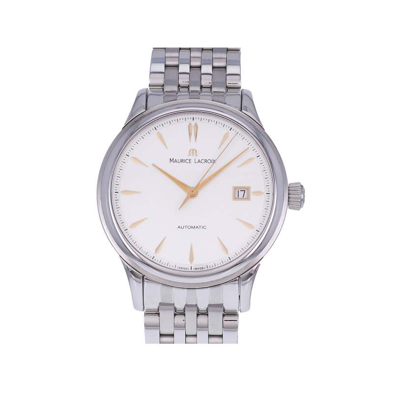 Montre d'occasion MAURICE LACROIX Classique Date homme automatique bracelet acier - vue 1