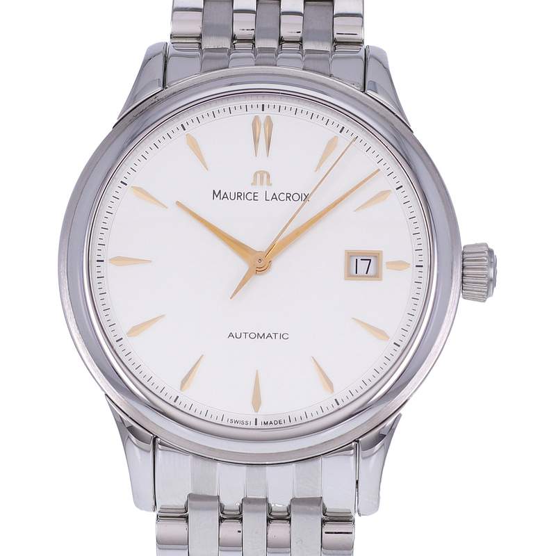Montre d'occasion MAURICE LACROIX Classique Date homme automatique bracelet acier - vue D1