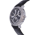 Montre d'occasion MAURICE LACROIX Masterpiece Lune Rétrograde homme mécanique bracelet cuir d'origine - vue D2