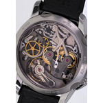 Montre d'occasion MAURICE LACROIX Masterpiece Chronographe homme mécanique bracelet cuir d'origine - vue D3