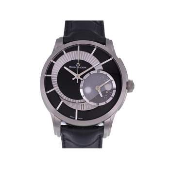 Tweedehands MAURICE LACROIX Pontos Décentrique herenhorloge, mechanisch, met originele leren band