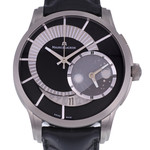 Montre d'occasion MAURICE LACROIX Pontos Décentrique homme mécanique bracelet cuir d'origine - vue D1