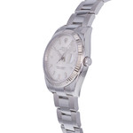 Montre d'occasion ROLEX Date mixte mouvement automatique certifié (cosc) bracelet acier - vue D2