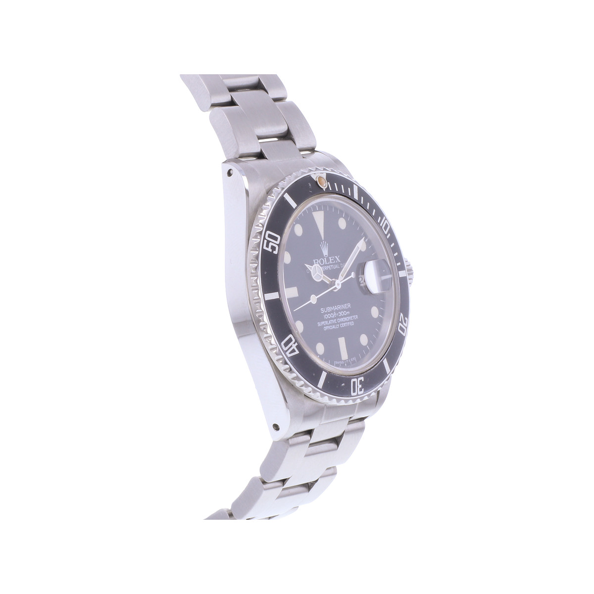 Montre d'occasion ROLEX Submariner Date Vintage homme mouvement automatique certifié (cosc) bracelet acier - vue 2