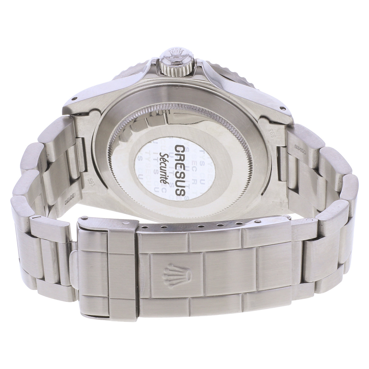 Montre d'occasion ROLEX Submariner Date Vintage homme mouvement automatique certifié (cosc) bracelet acier - vue 3