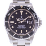 Montre d'occasion ROLEX Submariner Date Vintage homme mouvement automatique certifié (cosc) bracelet acier - vue D1