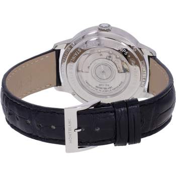 Montre d'occasion MONT BLANC Heritage Spirit Moonphase homme automatique bracelet cuir d'origine