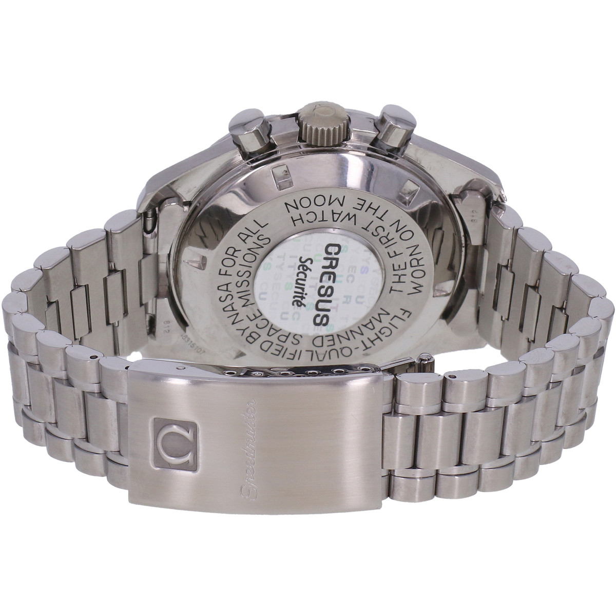 Montre d'occasion OMEGA Speedmaster Moonwatch homme mécanique bracelet acier - vue 3