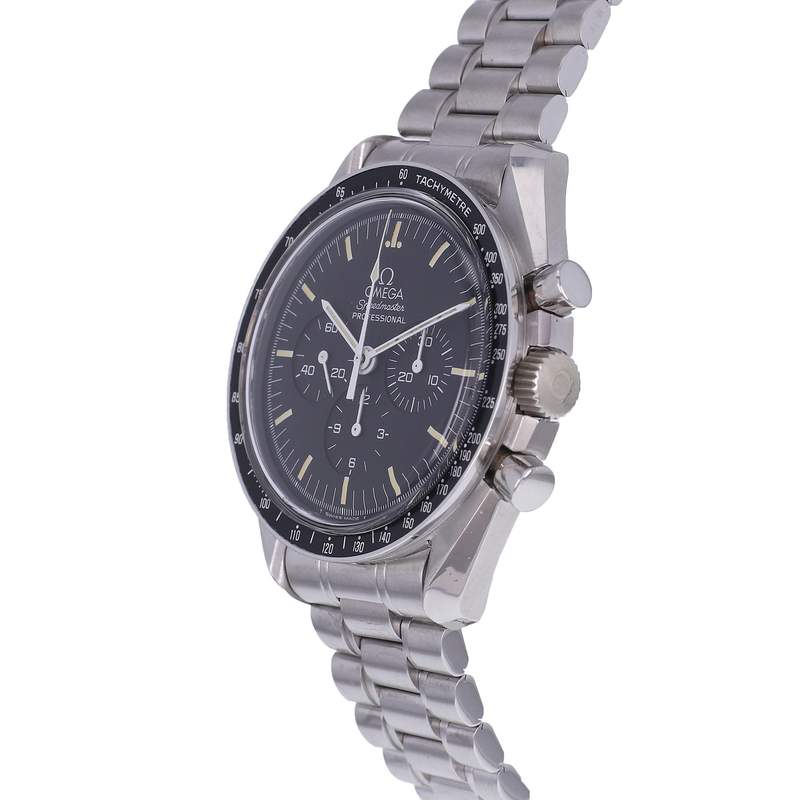 Montre d'occasion OMEGA Speedmaster Moonwatch homme mécanique bracelet acier - vue D2