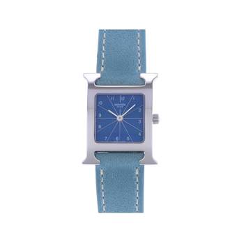 Pre-owned HERMES Heure H Women's Quartz Watch with Cresus Leather Strap