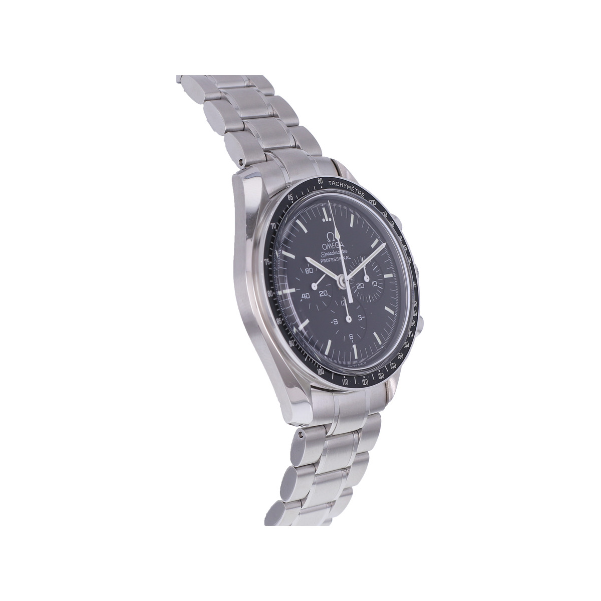 Montre d'occasion OMEGA Speedmaster Moonwatch homme mécanique bracelet acier - vue 2
