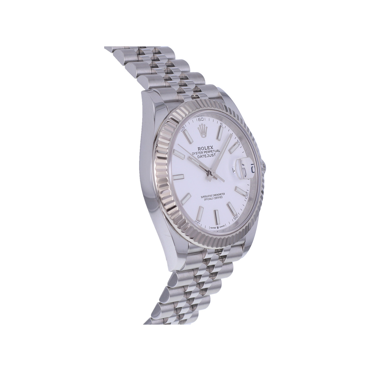 Montre d'occasion ROLEX DateJust 41 homme mouvement automatique certifié (cosc) bracelet acier - vue 2