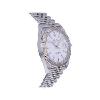 Montre d'occasion ROLEX DateJust 41 homme mouvement automatique certifié (cosc) bracelet acier