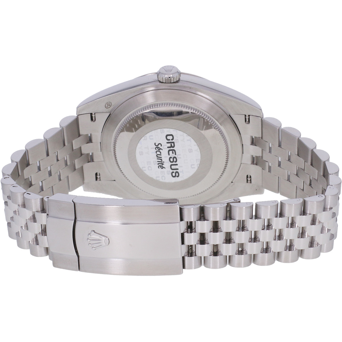 Montre d'occasion ROLEX DateJust 41 homme mouvement automatique certifié (cosc) bracelet acier - vue 3