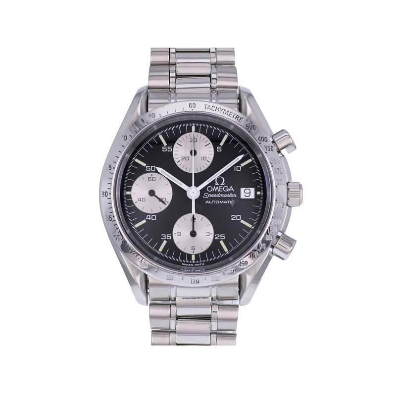 Montre d'occasion OMEGA Speedmaster Date 'Panda' homme automatique bracelet acier - vue 1