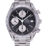 Montre d'occasion OMEGA Speedmaster Date 'Panda' homme automatique bracelet acier - vue D1