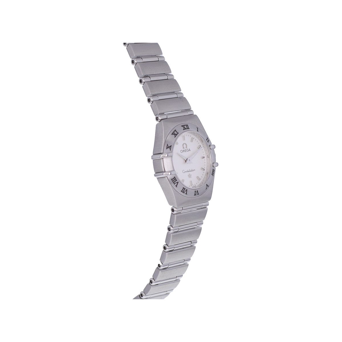 Montre d'occasion OMEGA Constellation femme quartz bracelet acier - vue 2