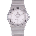 Montre d'occasion OMEGA Constellation femme quartz bracelet acier - vue D1