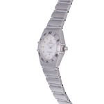 Montre d'occasion OMEGA Constellation femme quartz bracelet acier - vue D2