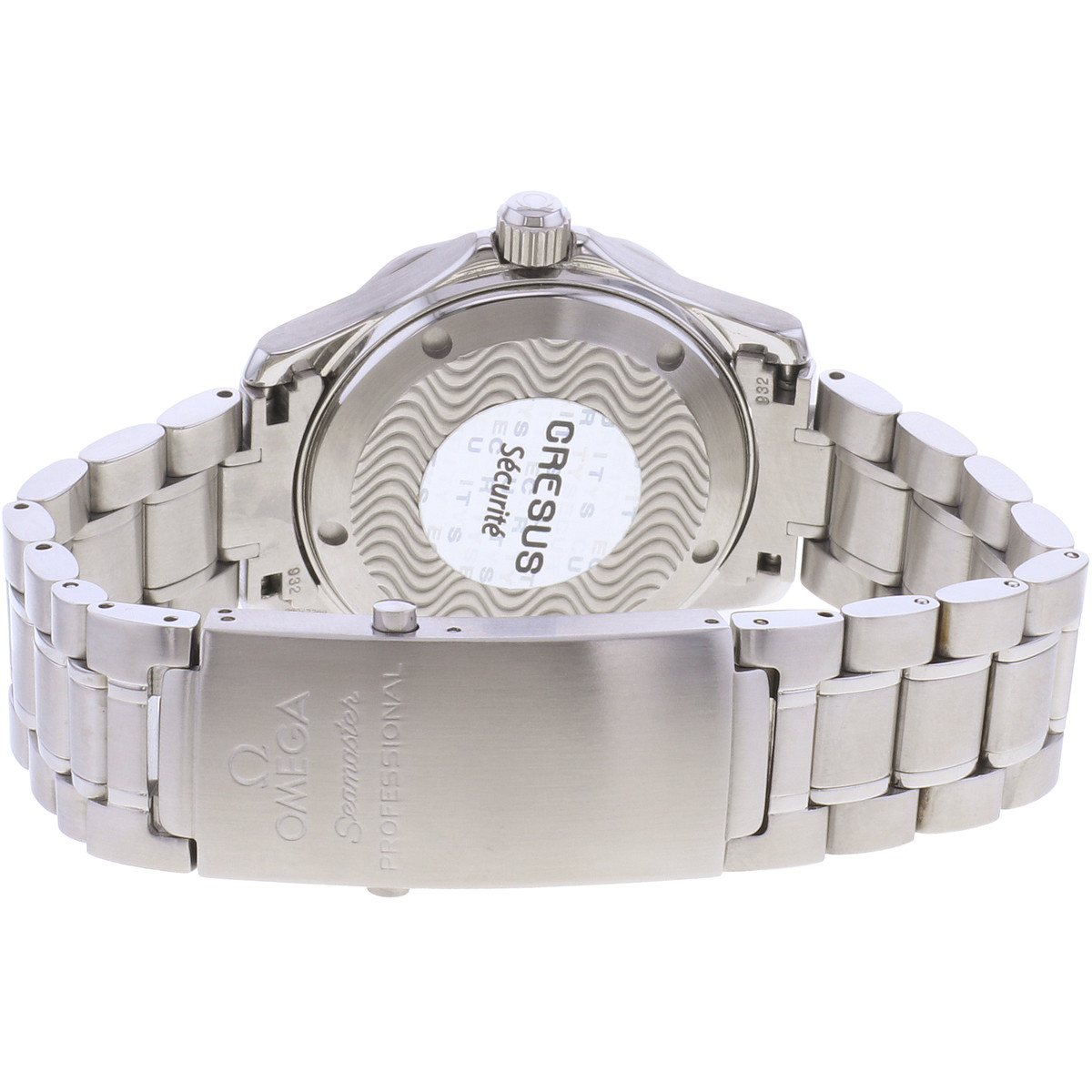 Montre d'occasion OMEGA Seamaster 300 Medium homme mouvement automatique certifié (cosc) bracelet acier - vue 3