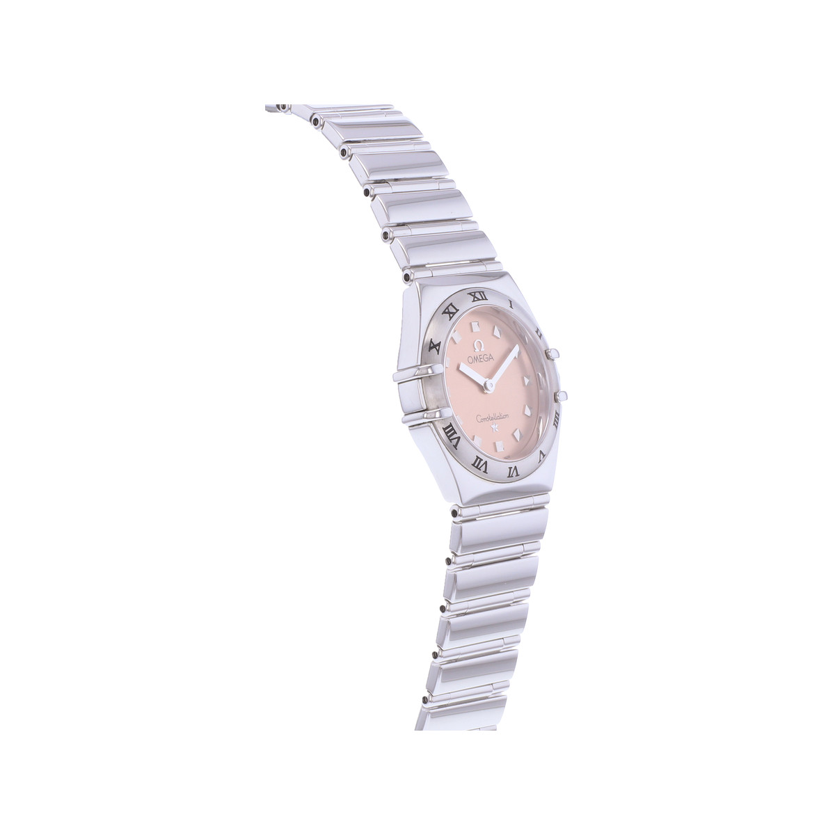 Montre d'occasion OMEGA Constellation femme quartz bracelet acier - vue 2