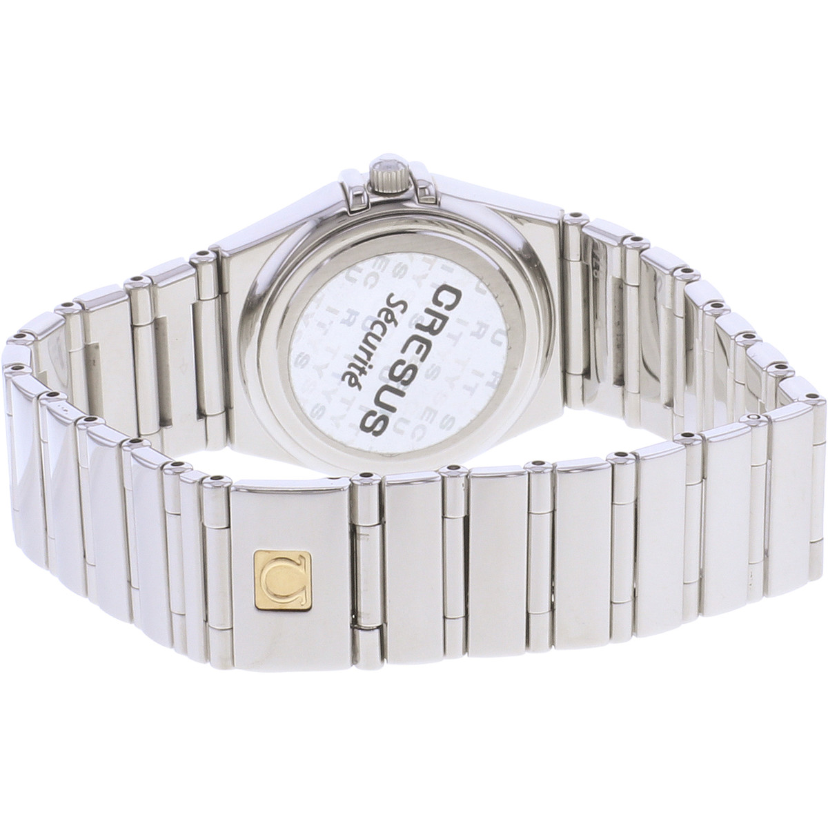 Montre d'occasion OMEGA Constellation femme quartz bracelet acier - vue 3
