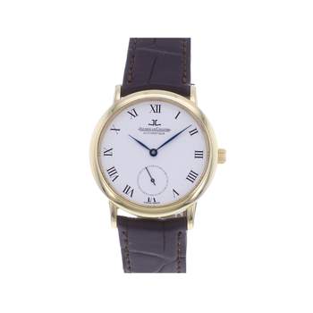 Montre d'occasion JAEGER LECOULTRE Gentilhomme homme automatique bracelet cuir cresus