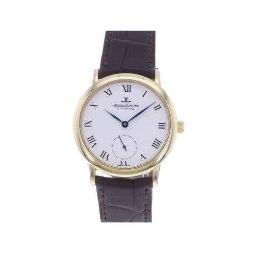 Montre d'occasion JAEGER LECOULTRE Gentilhomme homme automatique bracelet cuir cresus