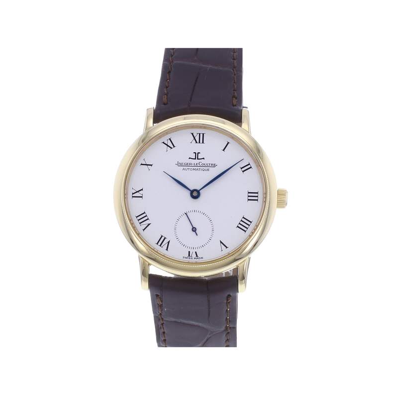 Montre d'occasion JAEGER LECOULTRE Gentilhomme homme automatique bracelet cuir cresus - vue 1